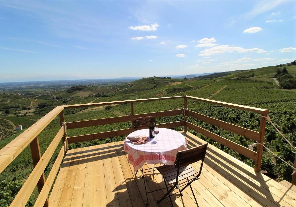 Tiny House Au Coeur Du Vignoble Beaujolais Hotel Fleurie Exterior photo